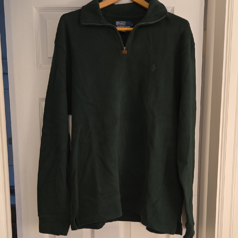 Polo by Ralph Lauren Forest Green Zip-Up Sweater